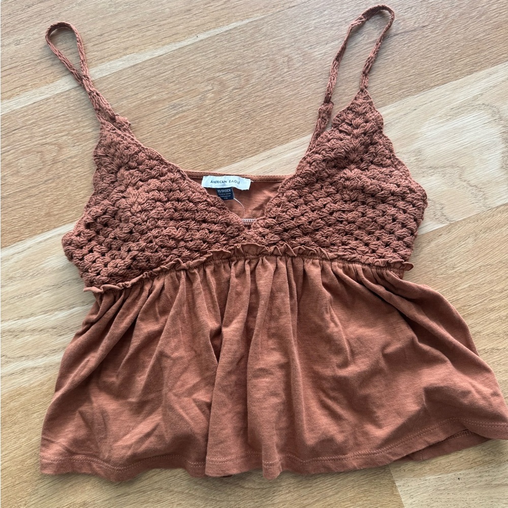 NWT American Eagle Outfitters Crochet Camisole XS